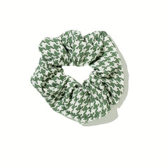 Plaid Hair Tie Elastic Scrunchie Ponytail Hair Rope Accessory