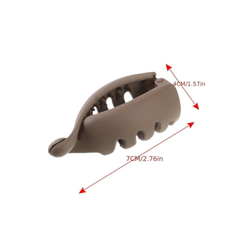 Solid Hair Claw Clip Non Slip Strong Hold Grip Hair Jaw Clip