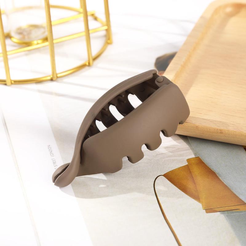 Solid Hair Claw Clip Non Slip Strong Hold Grip Hair Jaw Clip