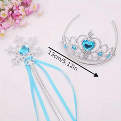 Baby Girls Halloween Tiara Crown & Wand Set