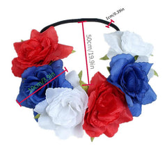 Mexican Style Flower Headband Hair Band Independence Day Hair Accessories