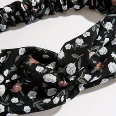 Criss Cross Headband Stretchy Hair Band Floral Printed Hair Band Style Headdress