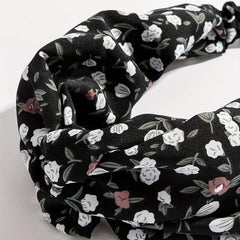 Criss Cross Headband Stretchy Hair Band Floral Printed Hair Band Style Headdress