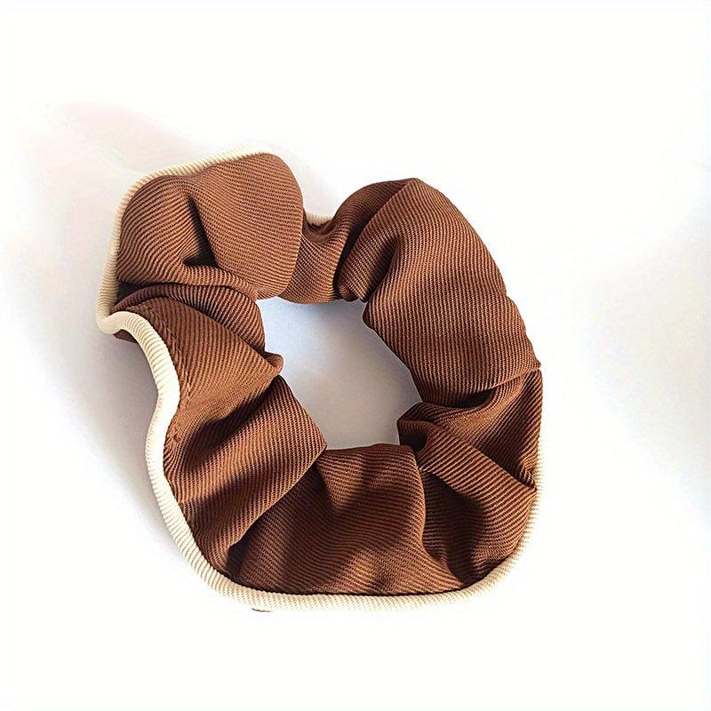 Scrunchies Contrast Trim Hair Rope Hair Accessories For Women