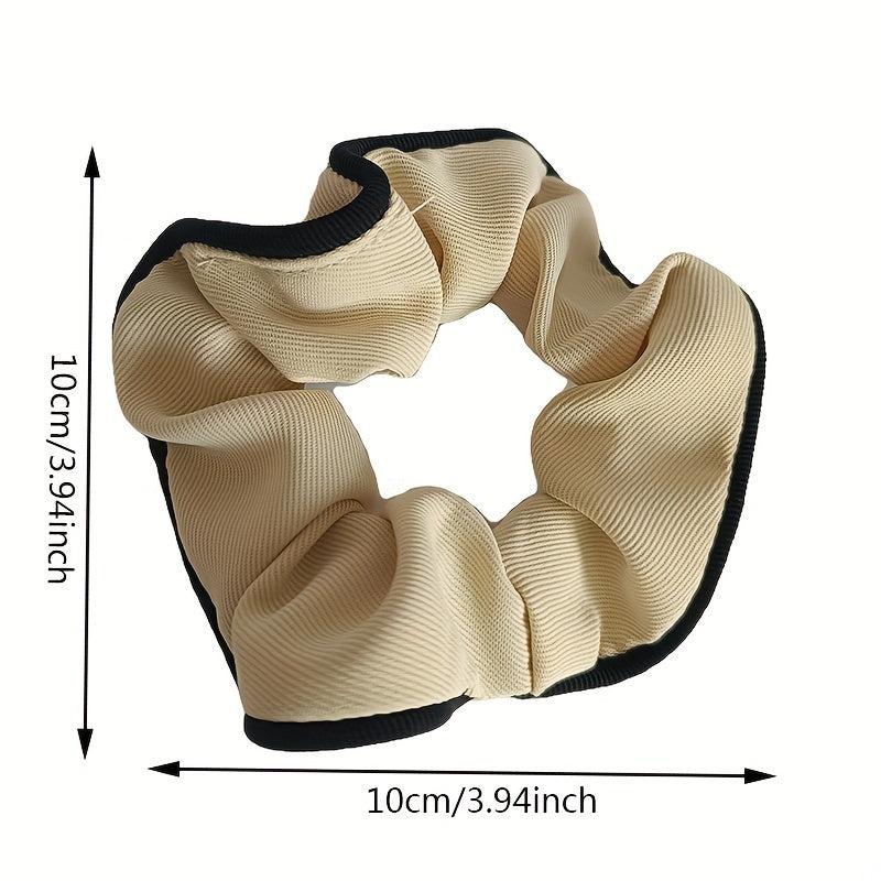 Scrunchies Contrast Trim Hair Rope Hair Accessories For Women