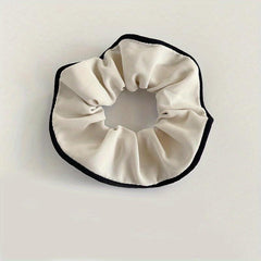 Scrunchies Contrast Trim Hair Rope Hair Accessories For Women