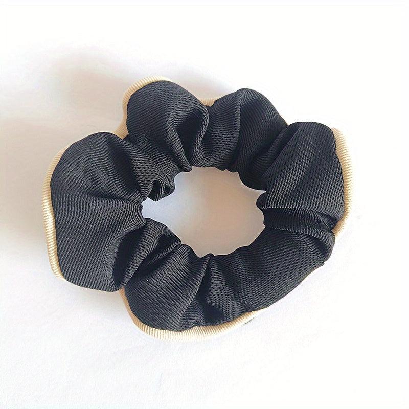 Scrunchies Contrast Trim Hair Rope Hair Accessories For Women