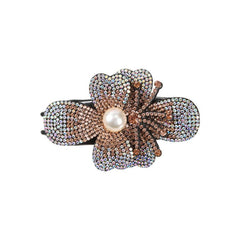 Rhinestone Flower Hair Claw Clip Non Slip Strong Hold Grip Hair Jaw Clip