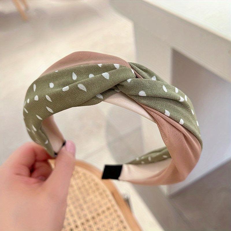 Boho Dotted Knot Hair Band for Women