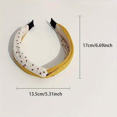 Boho Dotted Knot Hair Band for Women