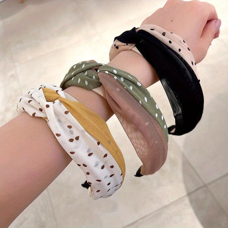 Boho Dotted Knot Hair Band for Women