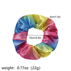 Ditsy Floral Print Scrunchie Hair Tie Ponytail Holder