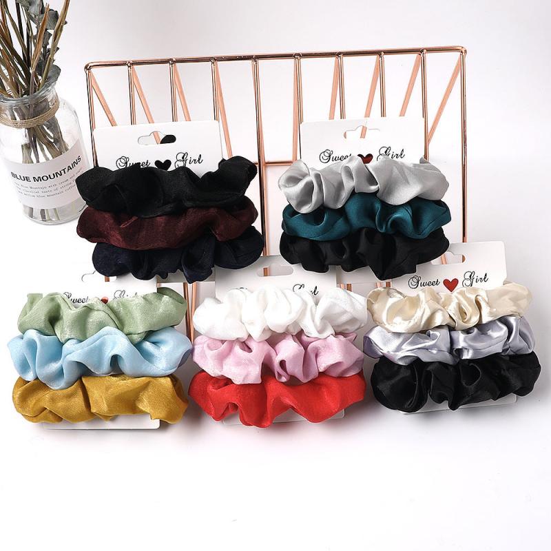 Ditsy Floral Print Scrunchie Hair Tie Ponytail Holder
