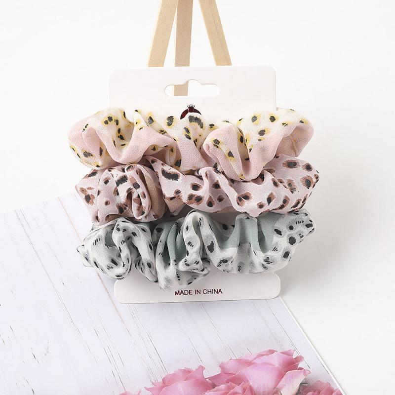 Ditsy Floral Print Scrunchie Hair Tie Ponytail Holder