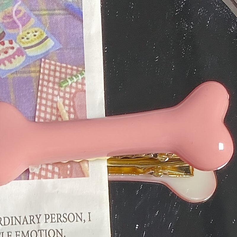 Bone Shape Hair Clip Non slip Duck Billed Clip Side Clip Bags Clip Hair Accessor