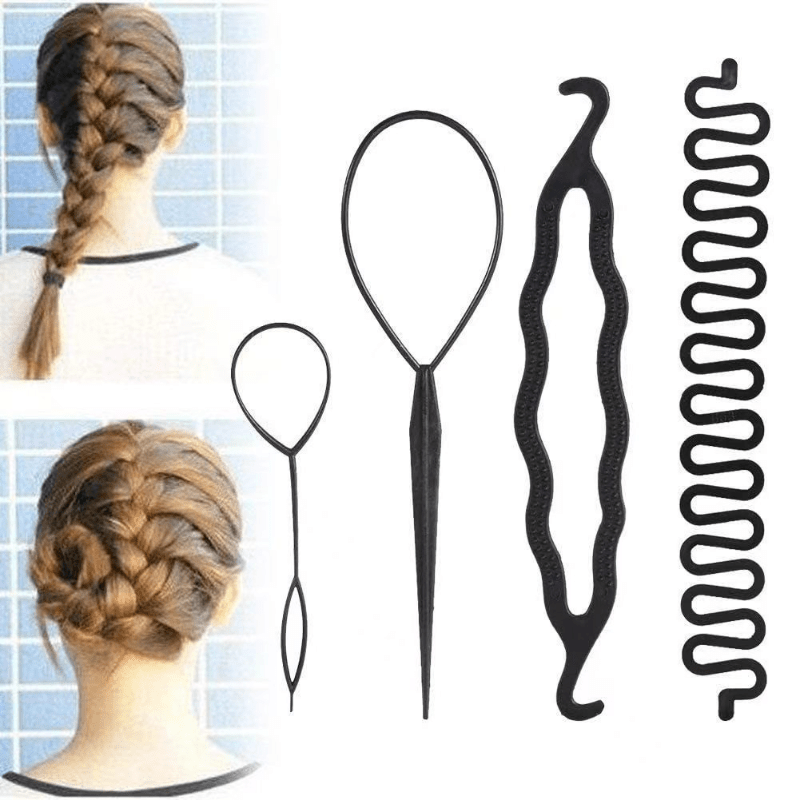 4pcs Magic Hair Braiding Set Hair Styling Set For Braids