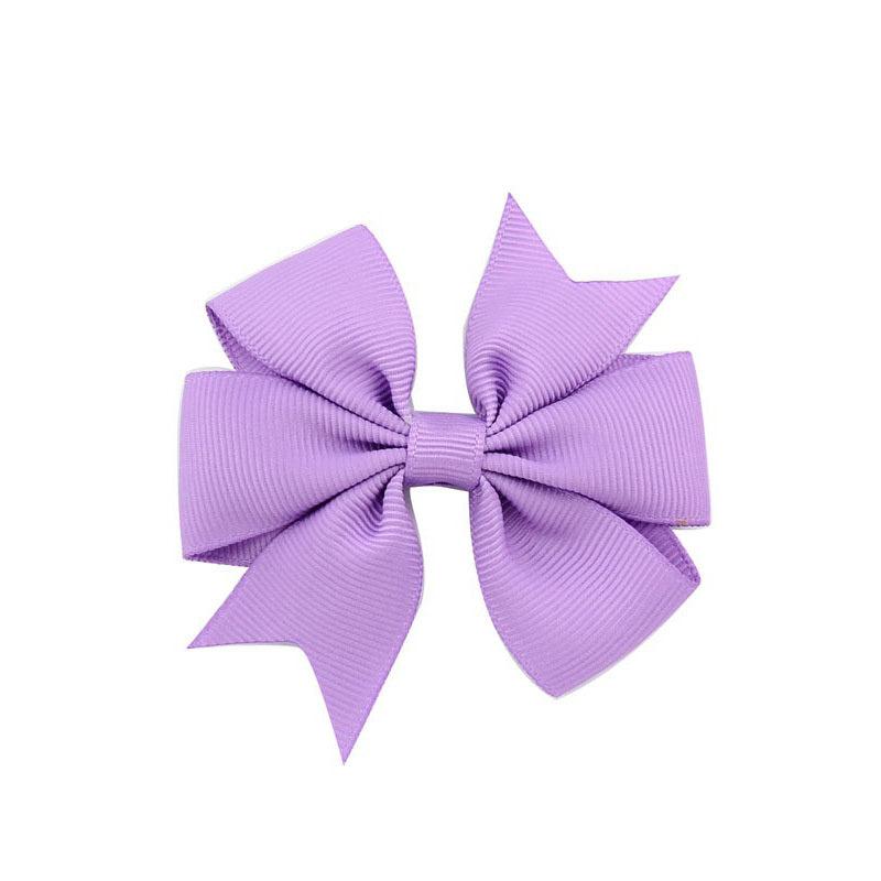 Solid Ribbon Hair Clip for Kids Hair Accessories