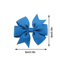 Solid Ribbon Hair Clip for Kids Hair Accessories