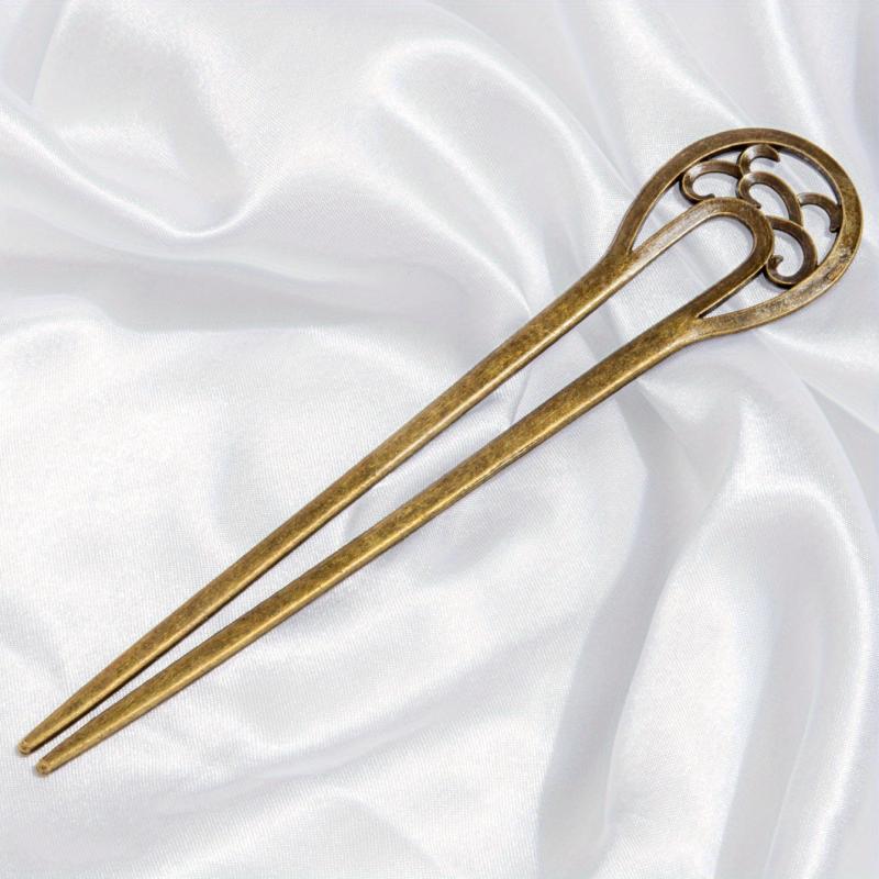 Alloy Hair Pin Updo Bun Chinese Style Hair Stick
