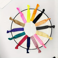 50pcs Ribbon Hair Tie Knotted Hair Rope Ponytail Holder Hair Tie Women