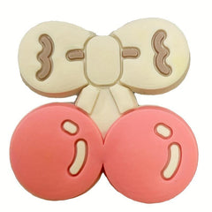 10pcs Shoe Charm Shoe Buckle Butterfly Cherry Shape DIY Accessories