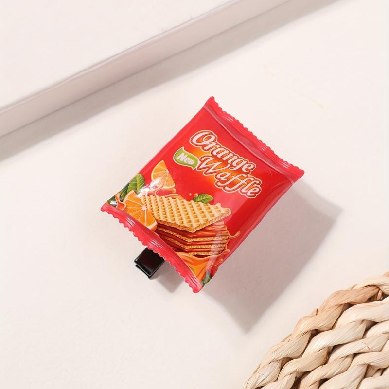 Creative Waffle Bag Hair Clip Duck Billed Clip for Women Girls