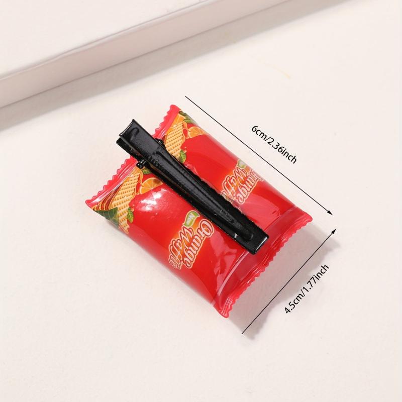 Creative Waffle Bag Hair Clip Duck Billed Clip for Women Girls