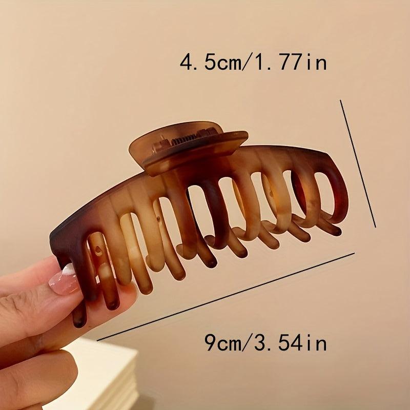 Amber Frosted Oversize Hair Claw Clip Strong Hold Grip Hair Jaw Clip