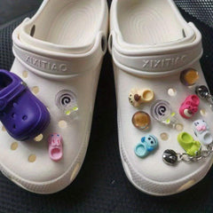 7pcs Random Shoe Charm Shoe Buckle Clogs DIY Accessories Sandals Decoration
