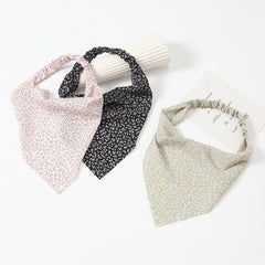 Floral Headband Elastic Triangle Scarf Hair Accessories For Women