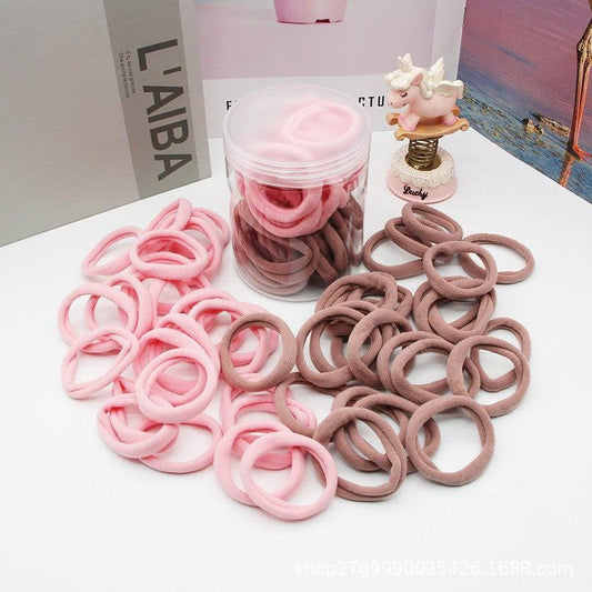 50 PCS Luminous Hair Ties Ponytail Holders Hair Bands For Women Girls Teens