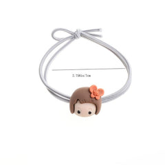 Resin Little Girl Hair Ties Cartoon Hair Accessories Headband