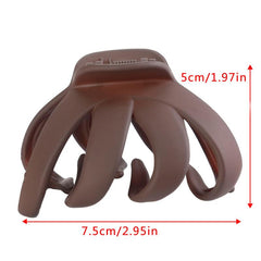Large Hair Claw Matte Solid Ponytail Holder for Thick Thin Hair