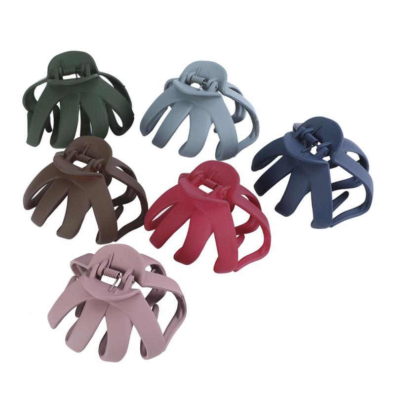 Large Hair Claw Matte Solid Ponytail Holder for Thick Thin Hair