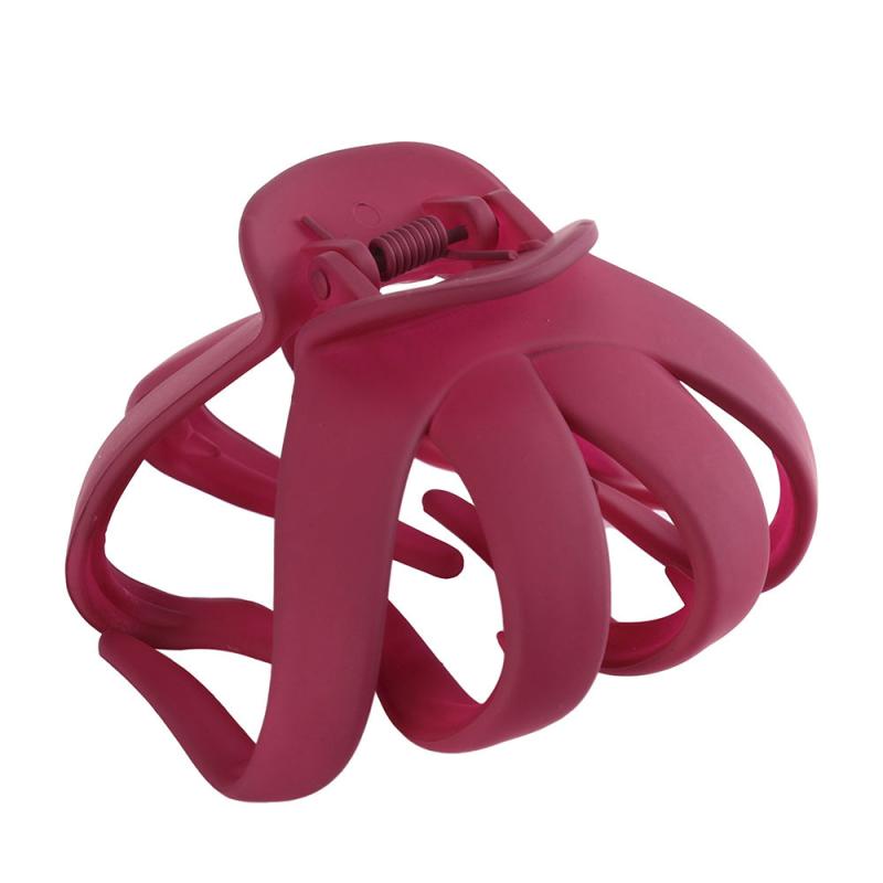 Large Hair Claw Matte Solid Ponytail Holder for Thick Thin Hair