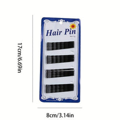 Hair Pins Invisible Straight Wavy Hairpins For Women Girls Hair Salon Care