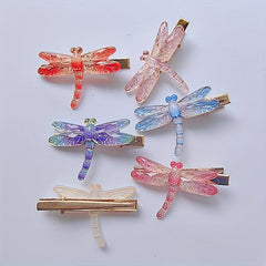Dragonfly Resin Hair Clip Summer Barrette Animal Hair Slides Clip