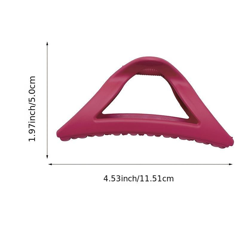 Matte Triangle Hair Claw Clips for Women, Girls