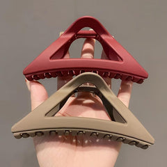 Matte Triangle Hair Claw Clips for Women, Girls