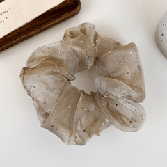 Retro Organza Hair Scrunchies For Women Girls Soft Scrunchie