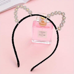 Rhinestone Cat Ears Headband Hair Accessory