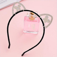 Rhinestone Cat Ears Headband Hair Accessory