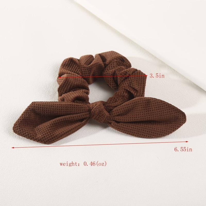 3PCS Waffle Knotted Rabbit Ears Headband Hair Accessories