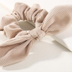 3PCS Waffle Knotted Rabbit Ears Headband Hair Accessories