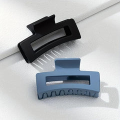 2pcs Matte Non Slip Hair Claw Clips for Thick Hair