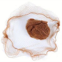 20pcs Invisible Bun Net High Elasticity Hair Nets Mesh Bun Net