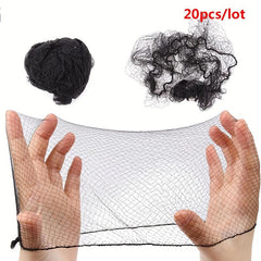 20pcs Invisible Bun Net High Elasticity Hair Nets Mesh Bun Net