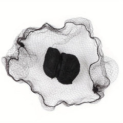 20pcs Invisible Bun Net High Elasticity Hair Nets Mesh Bun Net
