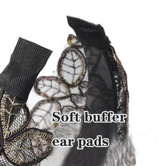 Lace Headband Wide Brim for Spa Make Up