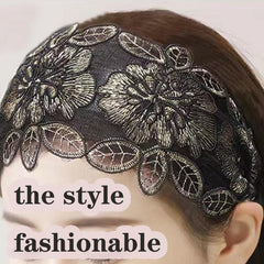 Lace Headband Wide Brim for Spa Make Up